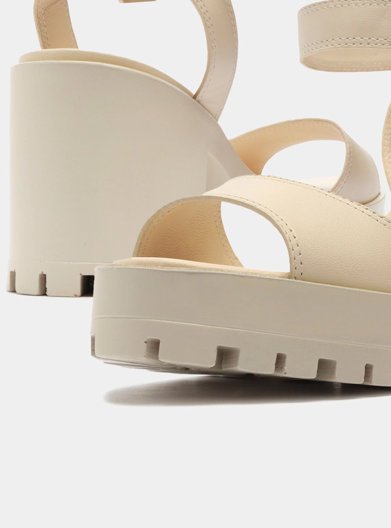 Sparkling Flat Sandals Palani Leather Sandal