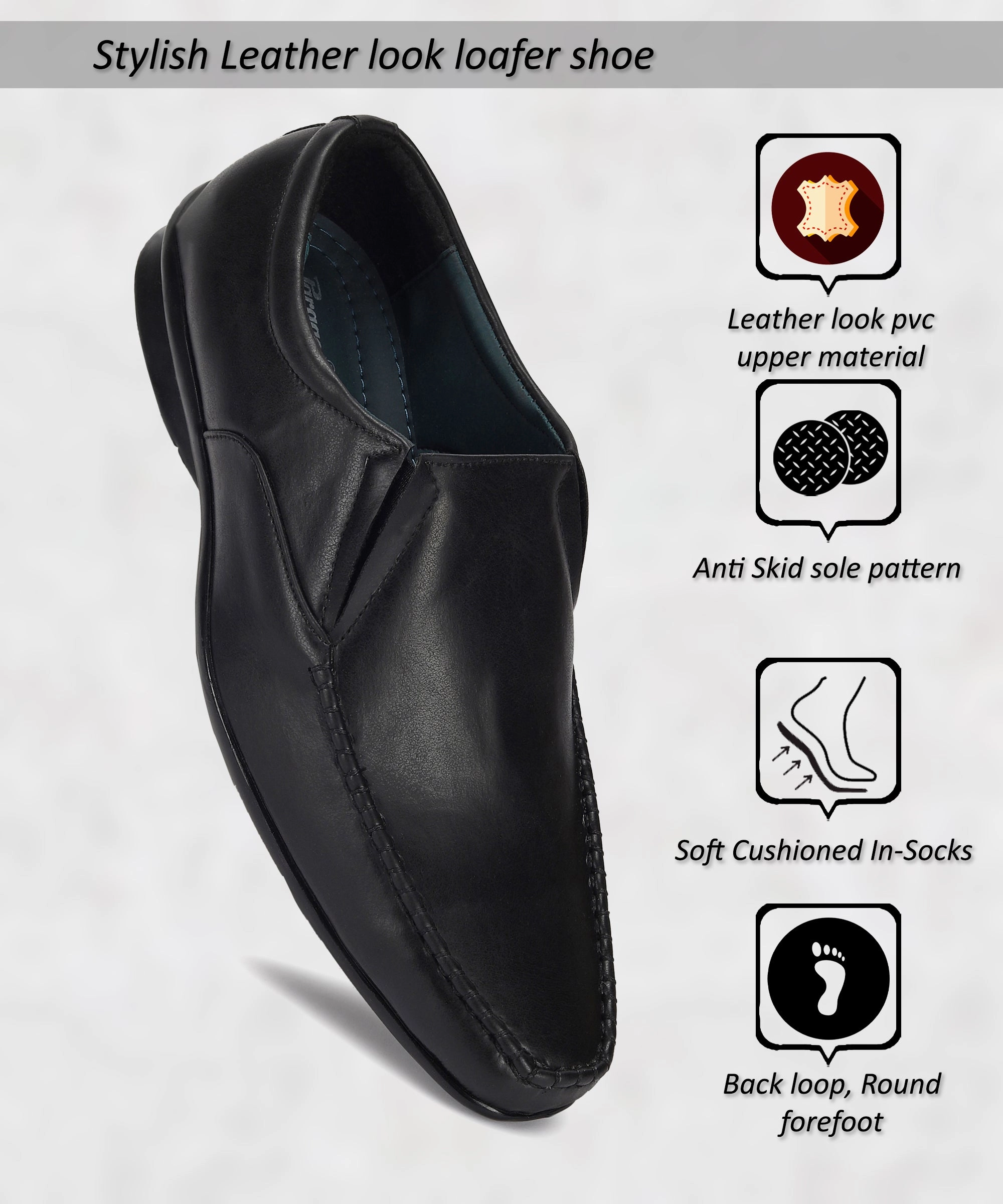 Paragon  K11236G Men Formal Shoes | Corporate Office Shoes | Smart & Sleek Design | Comfortable Sole with Cushioning | For Daily & Occasion Wear Loafers In Jeans
