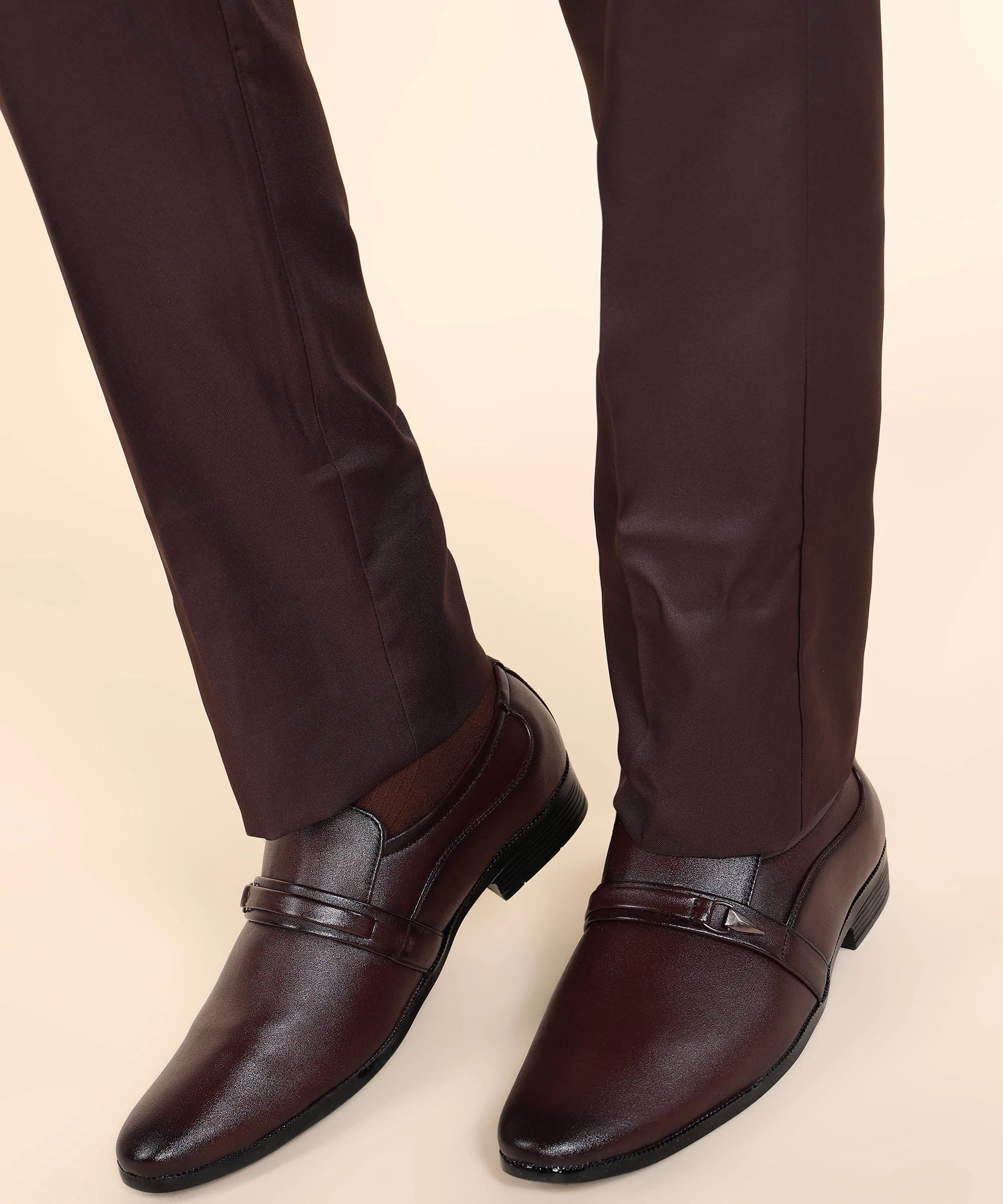 Paragon Men's Brown Formal Loafer Shoes | Cushioned Sole & Sturdy Construction Light Tan Loafers