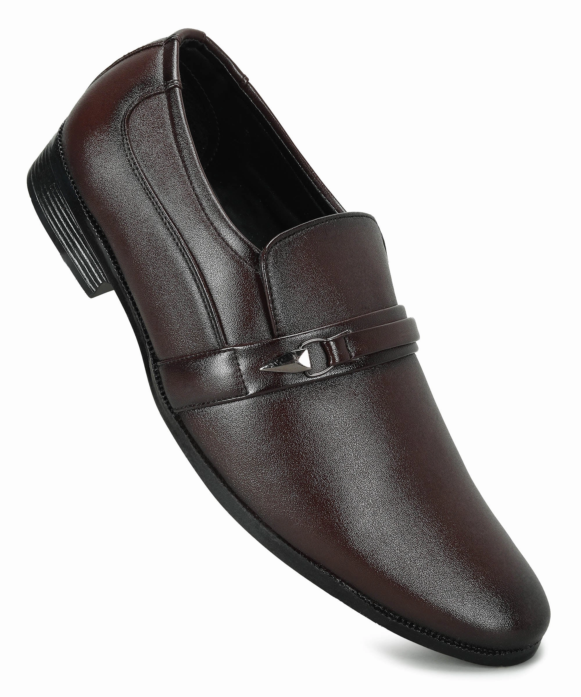 Joggers And Loafers Paragon Men's Brown Formal Loafer Shoes | Cushioned Sole & Sturdy Construction