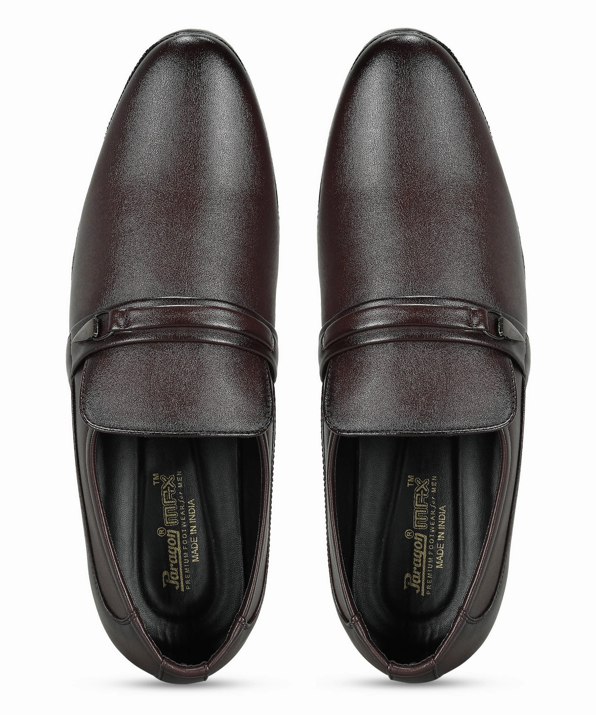 Barefoot Shoes Loafers Paragon Men's Brown Formal Loafer Shoes | Cushioned Sole & Sturdy Construction