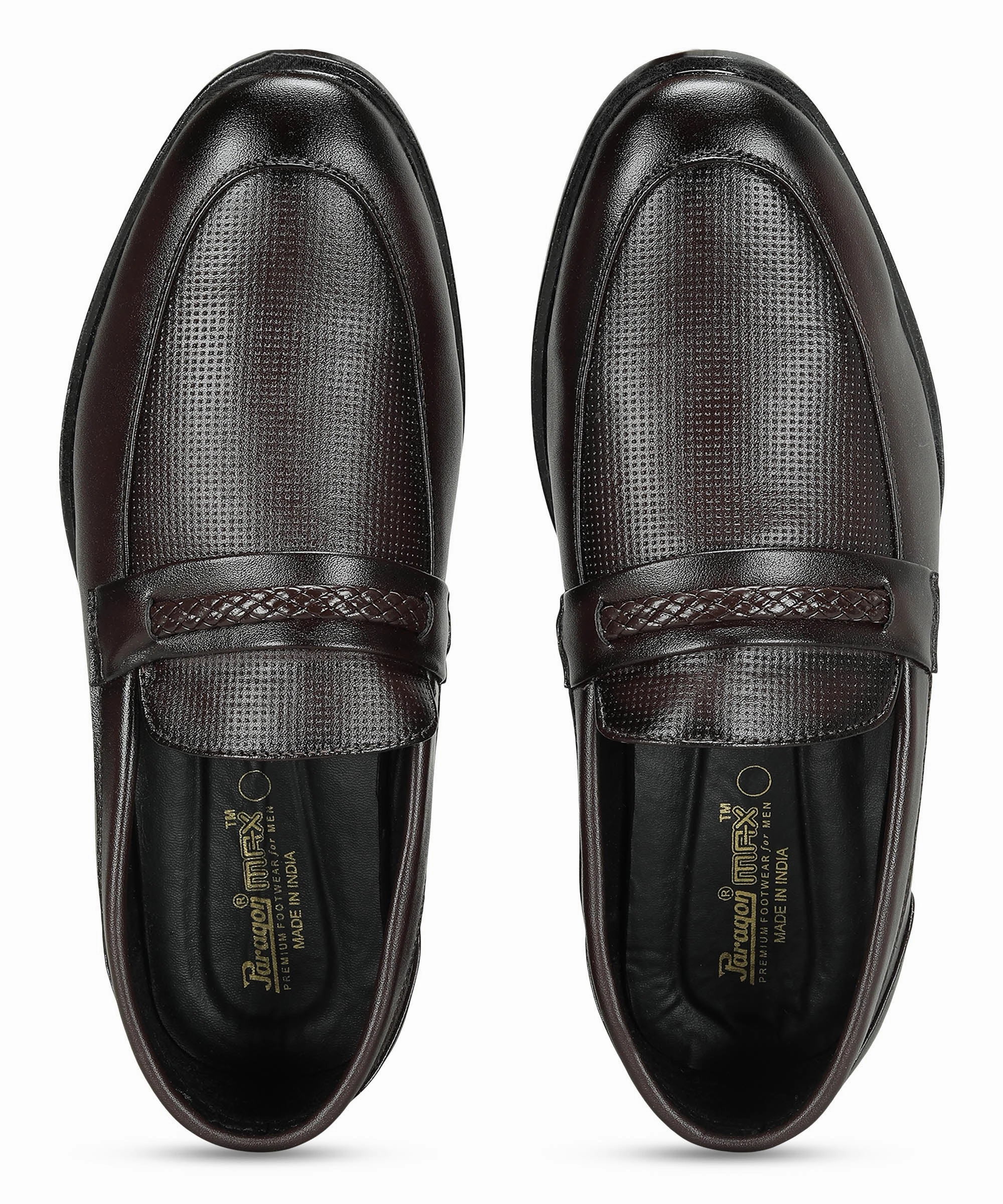 Loafers With Skirt Paragon Men's Brown Formal Loafer Shoes | Cushioned Sole & Sturdy Construction