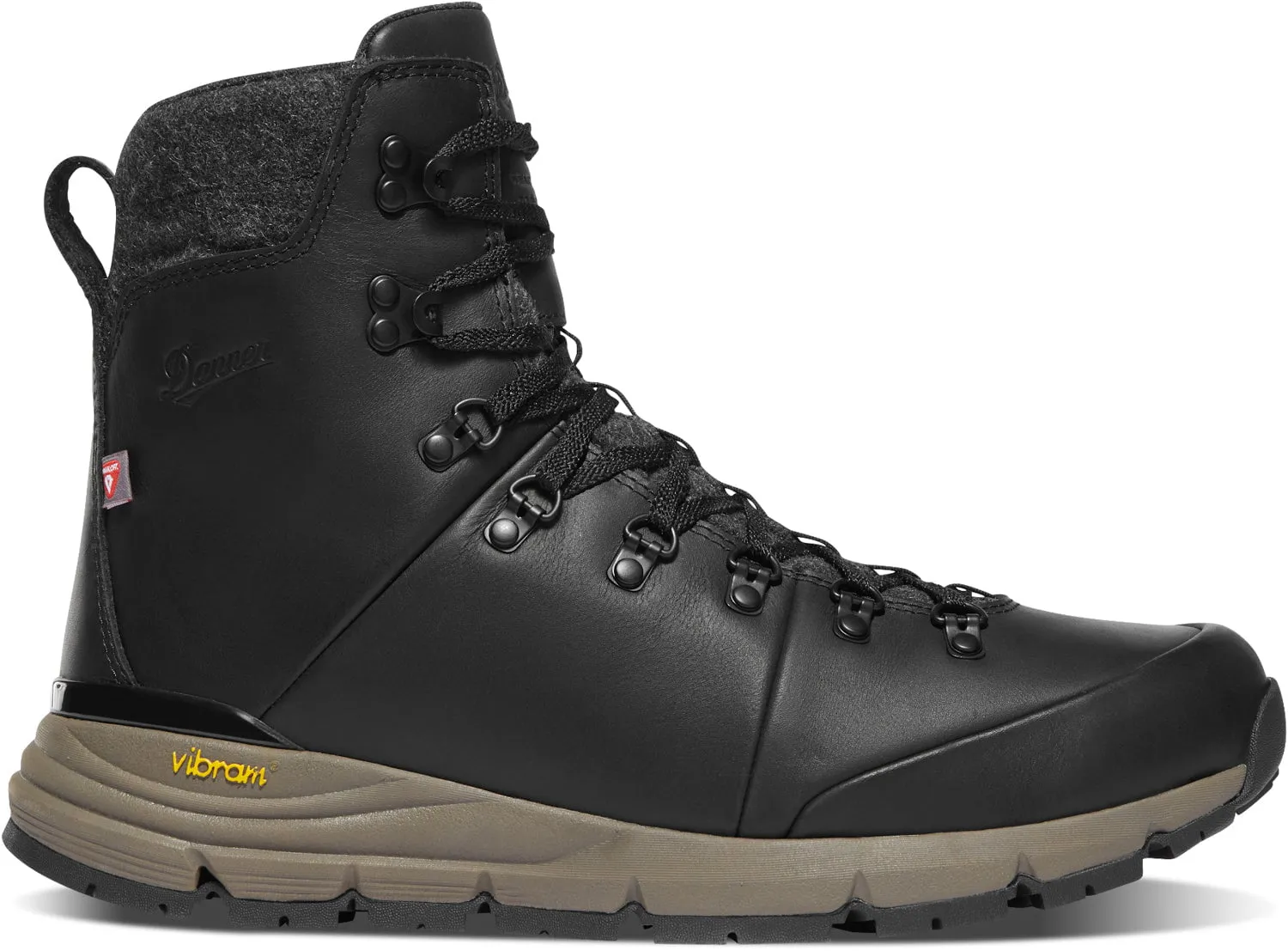 Hiking Shoes Breckenridge Danner Mens Arctic 600 Side-Zip 7in FG 200G Jet Black/Mojave Hiking Boots