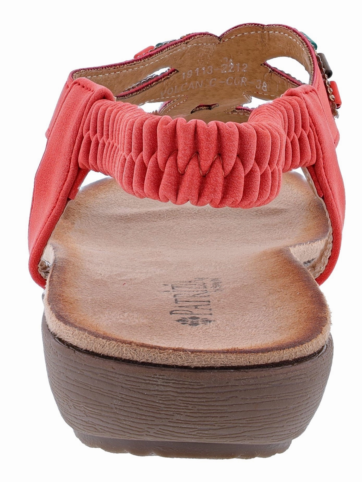 Patrizia Women's Volcanic T-Strap Summer Sandals By Spring Step Beeks Sandals