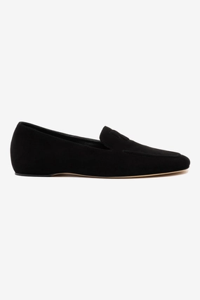 Stella Mccartney Loafers Penny Loafer In Black Suede