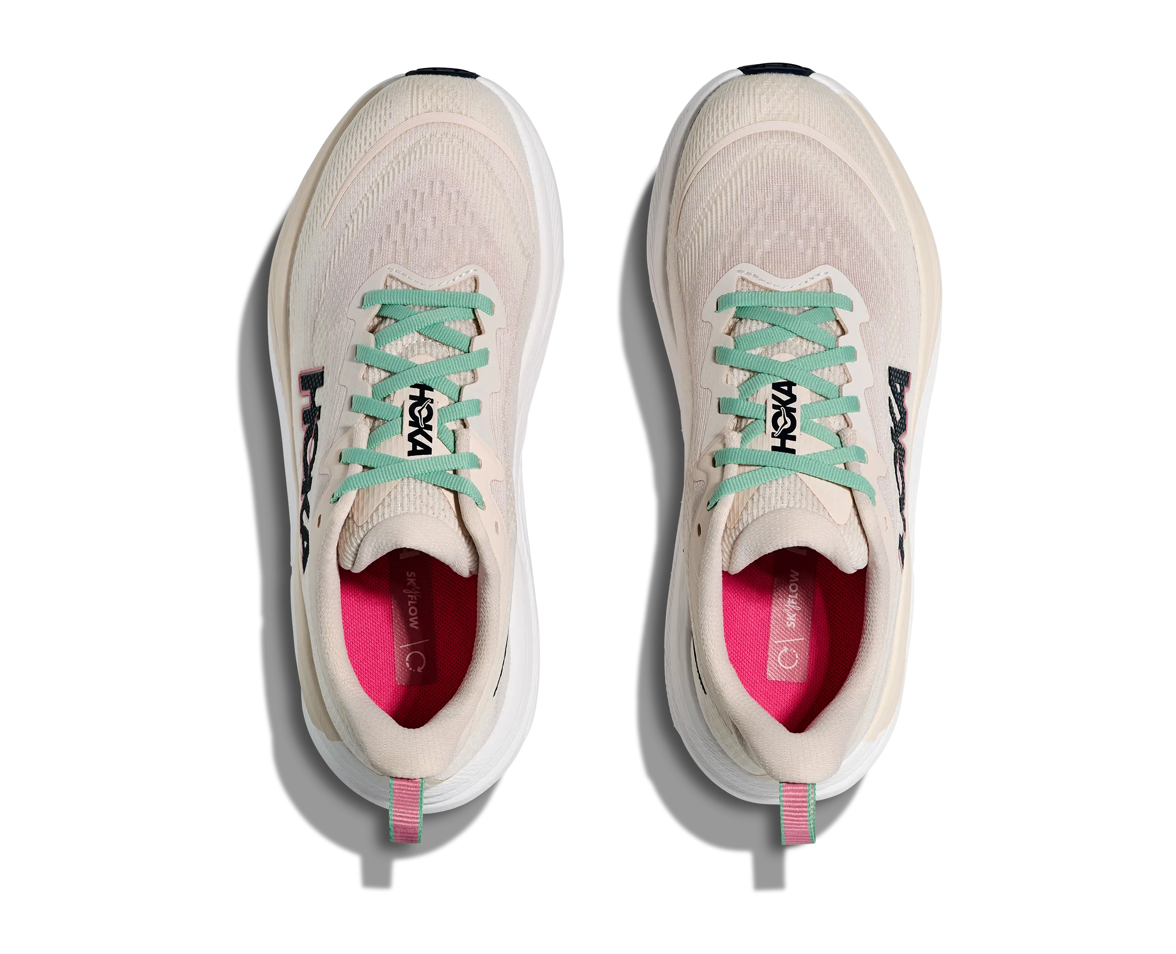 Running Wild Shoes HOKA Women's Skyflow - ROSE CREAM / ALABASTER