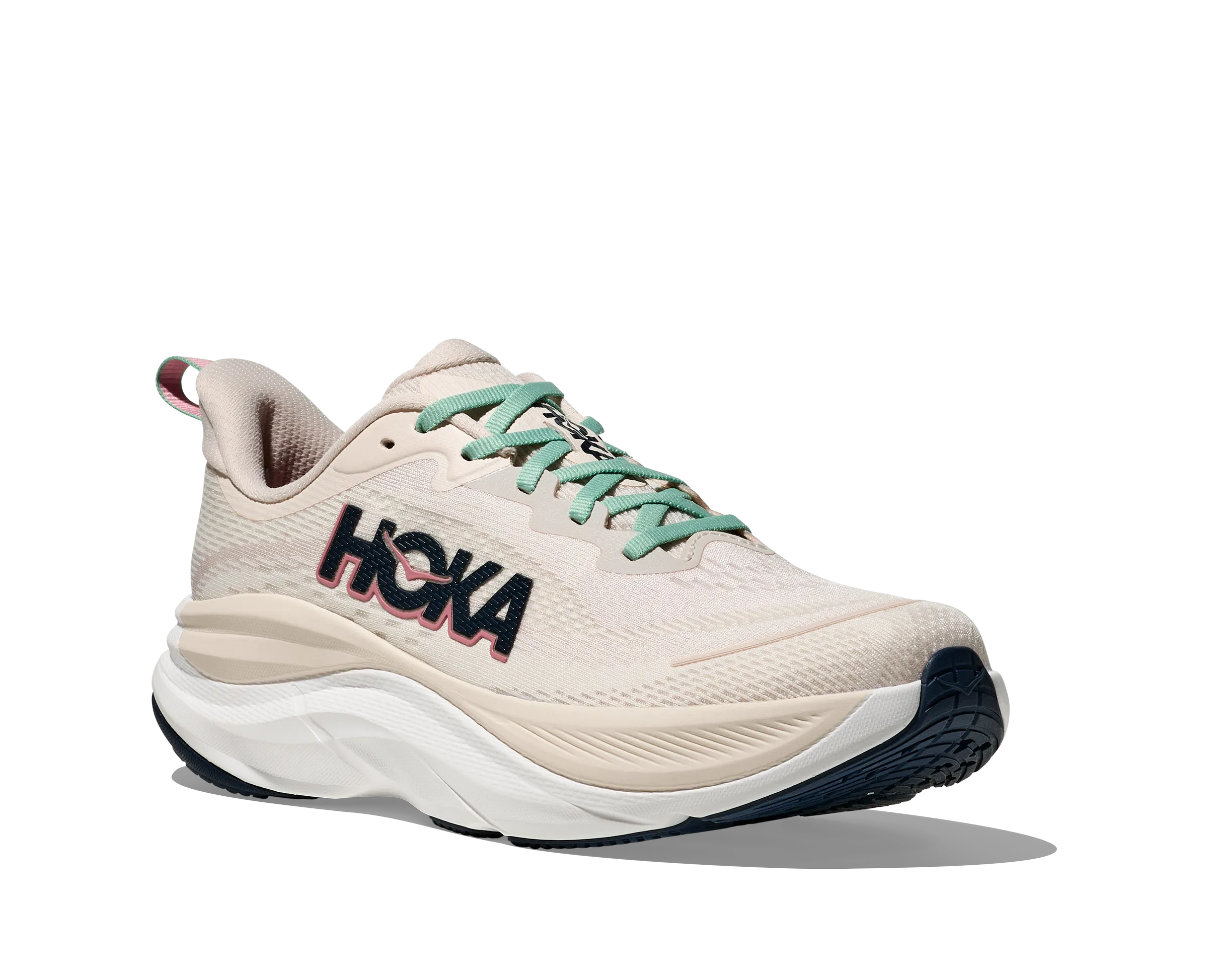 Running Shoes Fitting HOKA Women's Skyflow - ROSE CREAM / ALABASTER