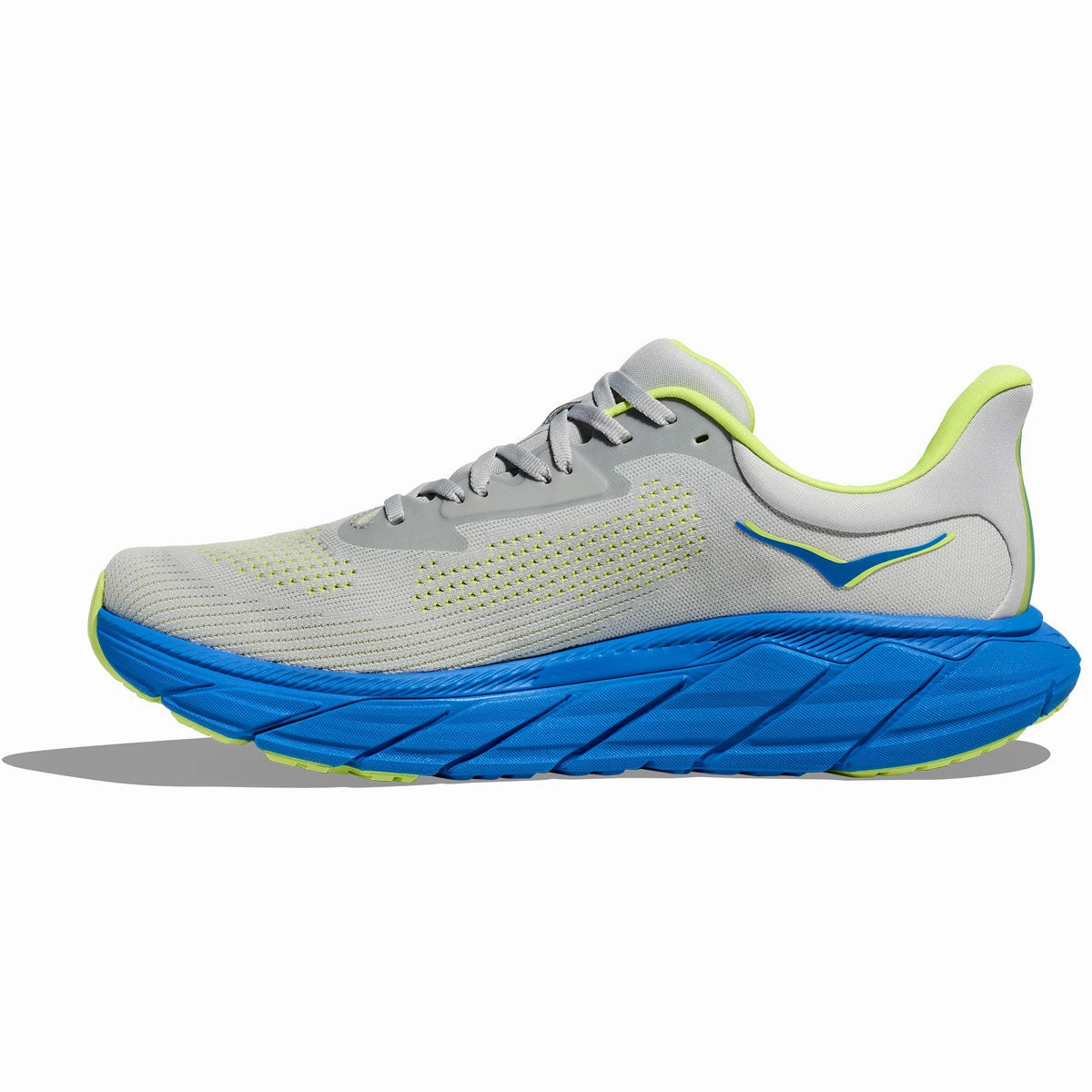 Hoka Arahi 7 Running Shoes - Mens - Stardust/Electric Cobalt Shoes With On The Bottom
