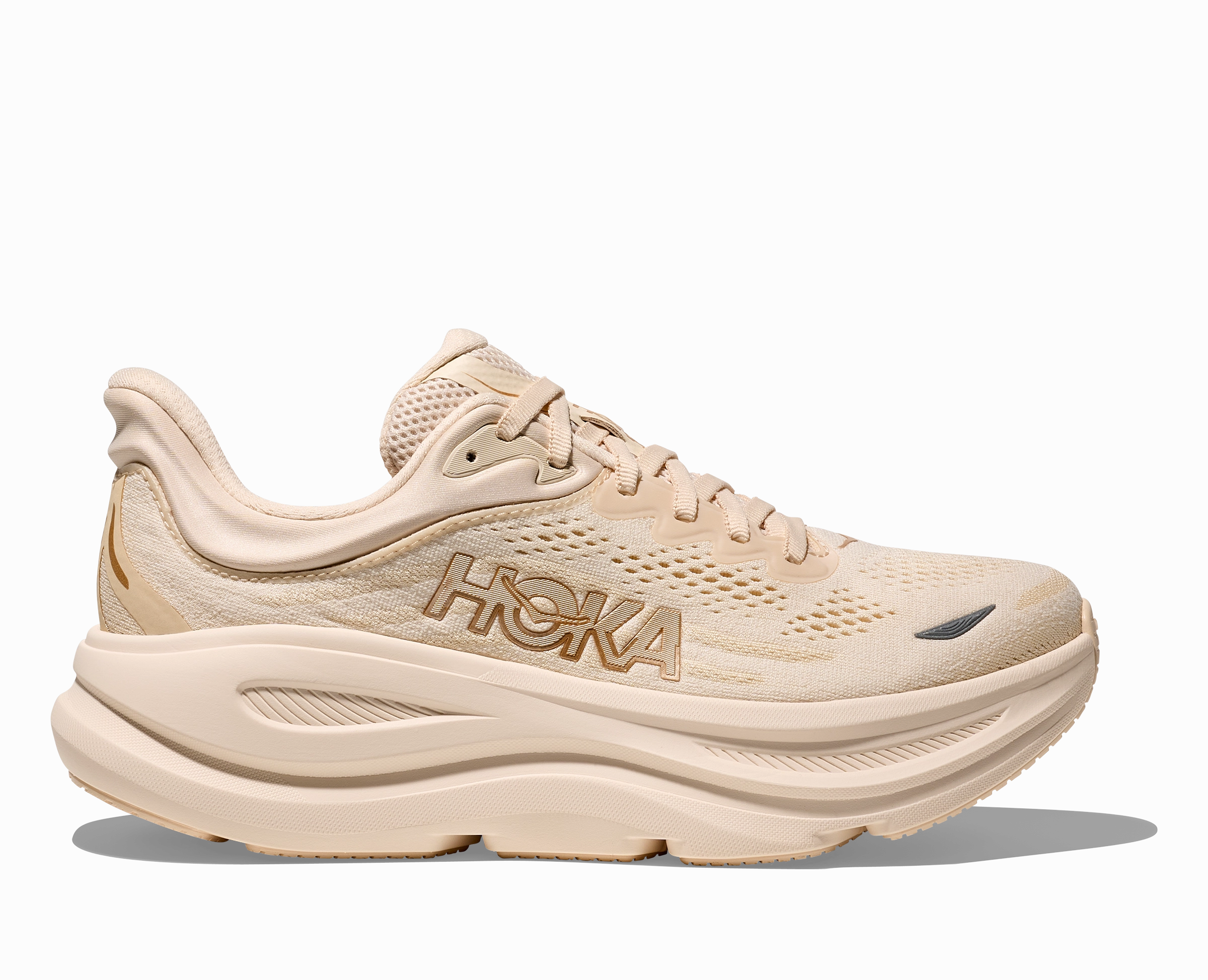 Zoomx Running Shoes HOKA Women's Bondi 9 - VANILLA / BIRCH