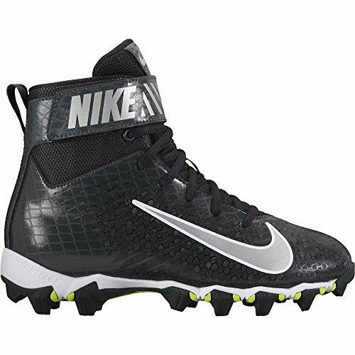 Artificial Grass Cleats Boy Strike Shark Gs Football Cleat Black/Anthracite/Metallic Silver Size 3 M Us