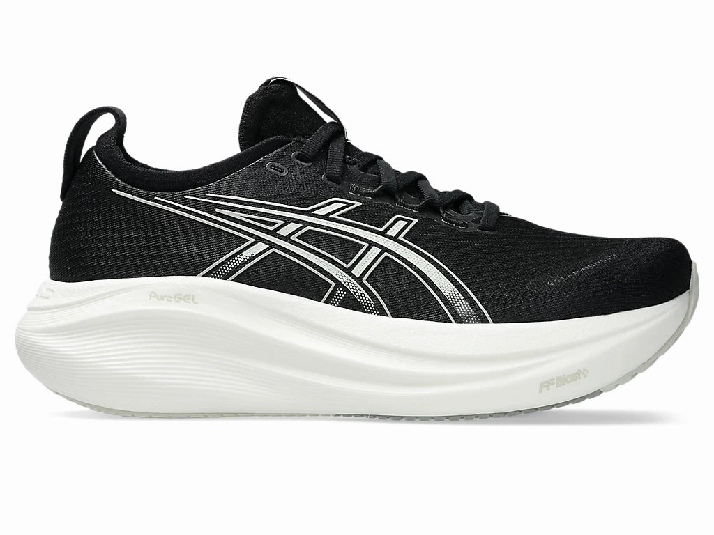 Women's ASICS Gel-Nimbus 27 - Black/Lake Grey Customize Asics Shoes