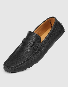 Buckle Tread Casual Loafers High Heel Loafers