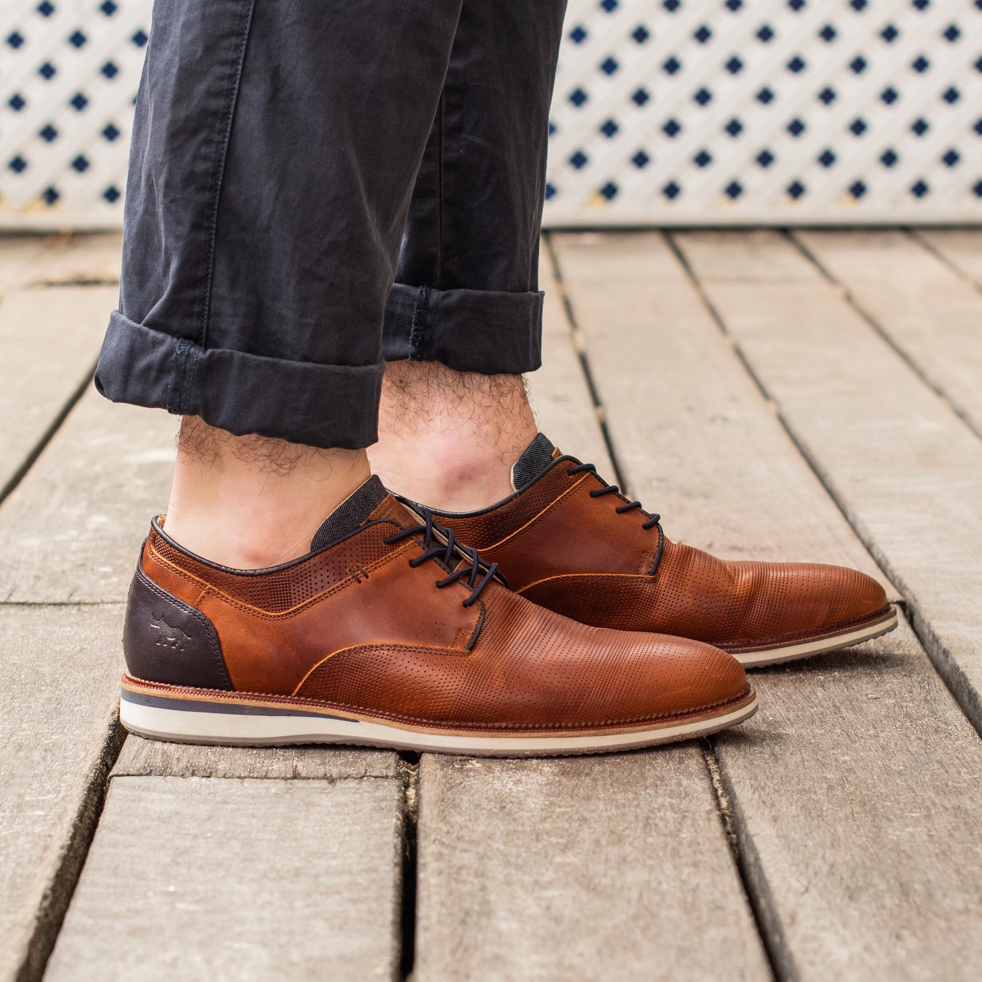 Perth Casual Shoes Cognac