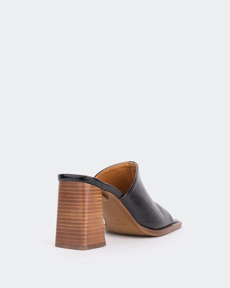 Ancient Roman Sandals Pier Black Naplack/Nap.Noir