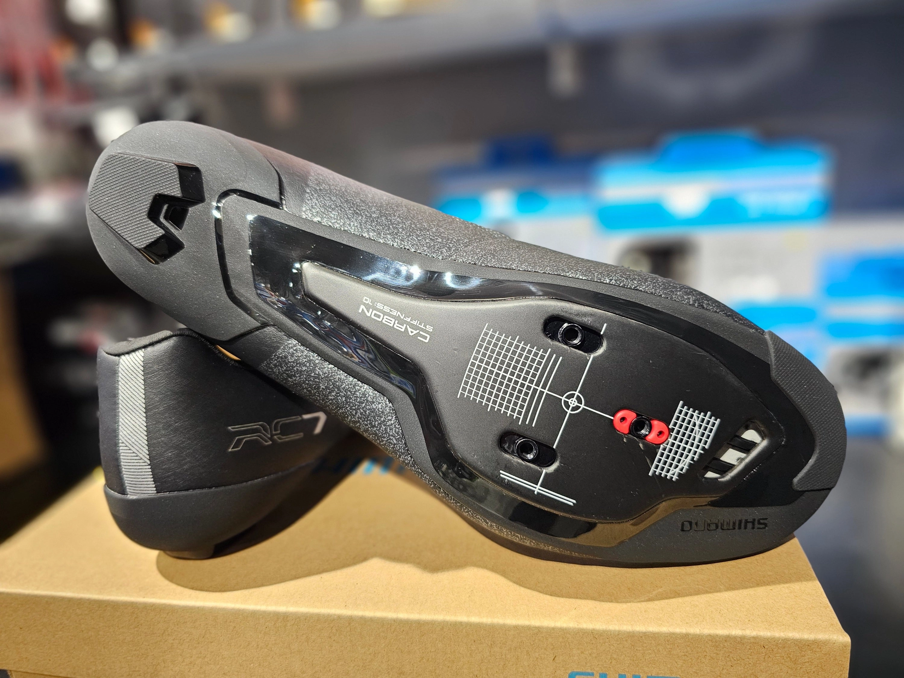 Shimano SH-RC703 Gray Splatter Special Edition (Wide) Setting Up Cleats On Cycling Shoes