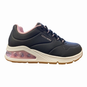 Skechers scarpa sneakers da donna Uno 2-2nd Best 155542-BLK nero-rosa Trump Sells Assassination Sneakers