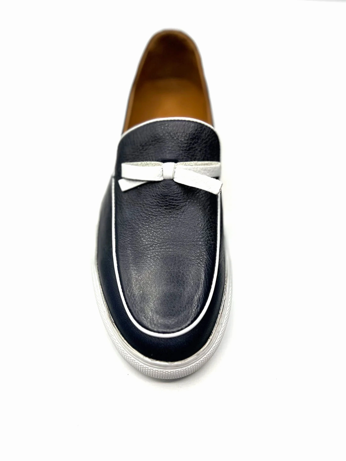 Vercini Elegant Casual Leather Bow Loafer Dexter Loafers