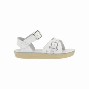 Hoy Shoe Co. Toddlers' Salt Water Sun-San Sweetheart White Scotchgard Waterproofing For Shoes