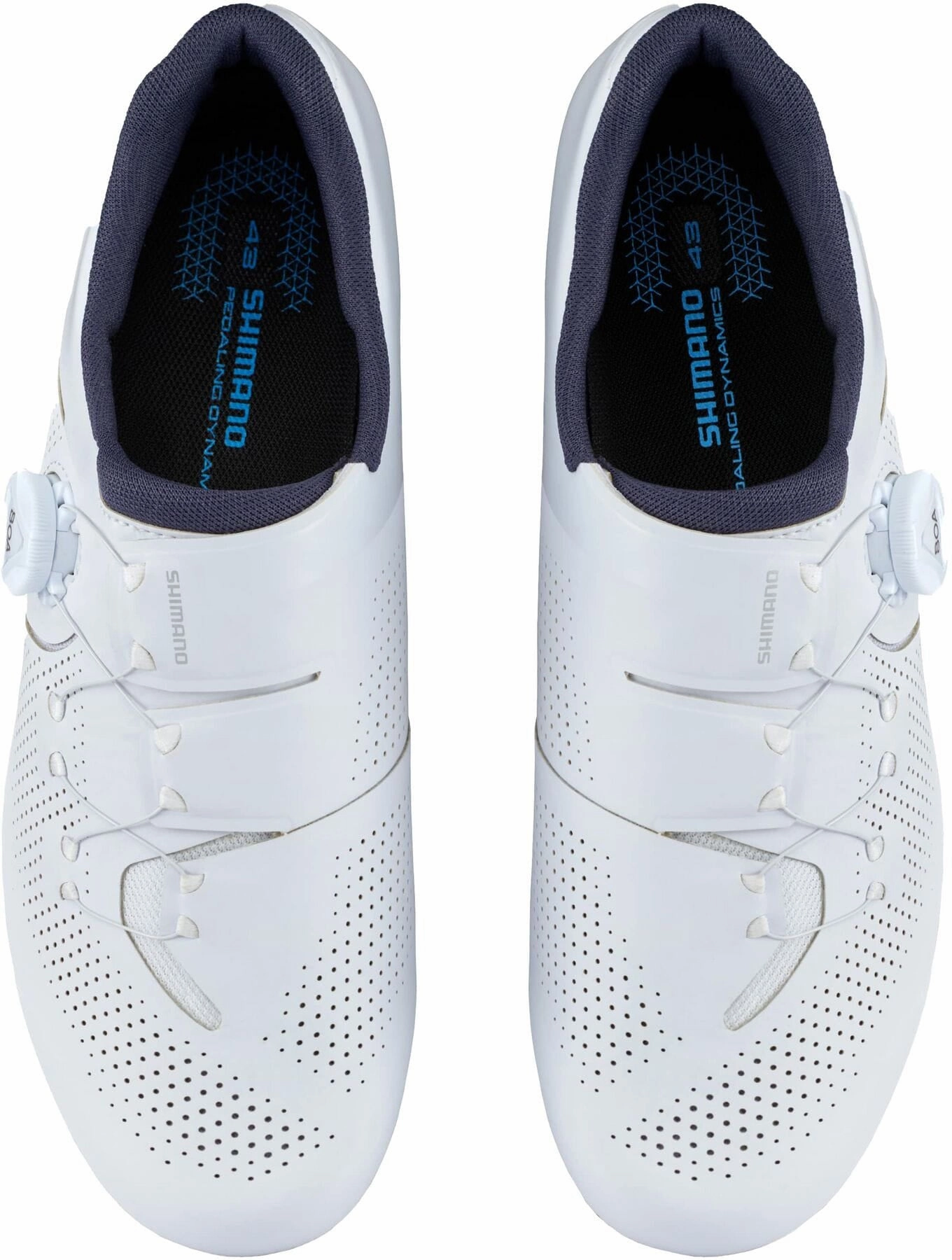 Shimano RC302 Mens Road Cycling Shoes - White Cycling Socks