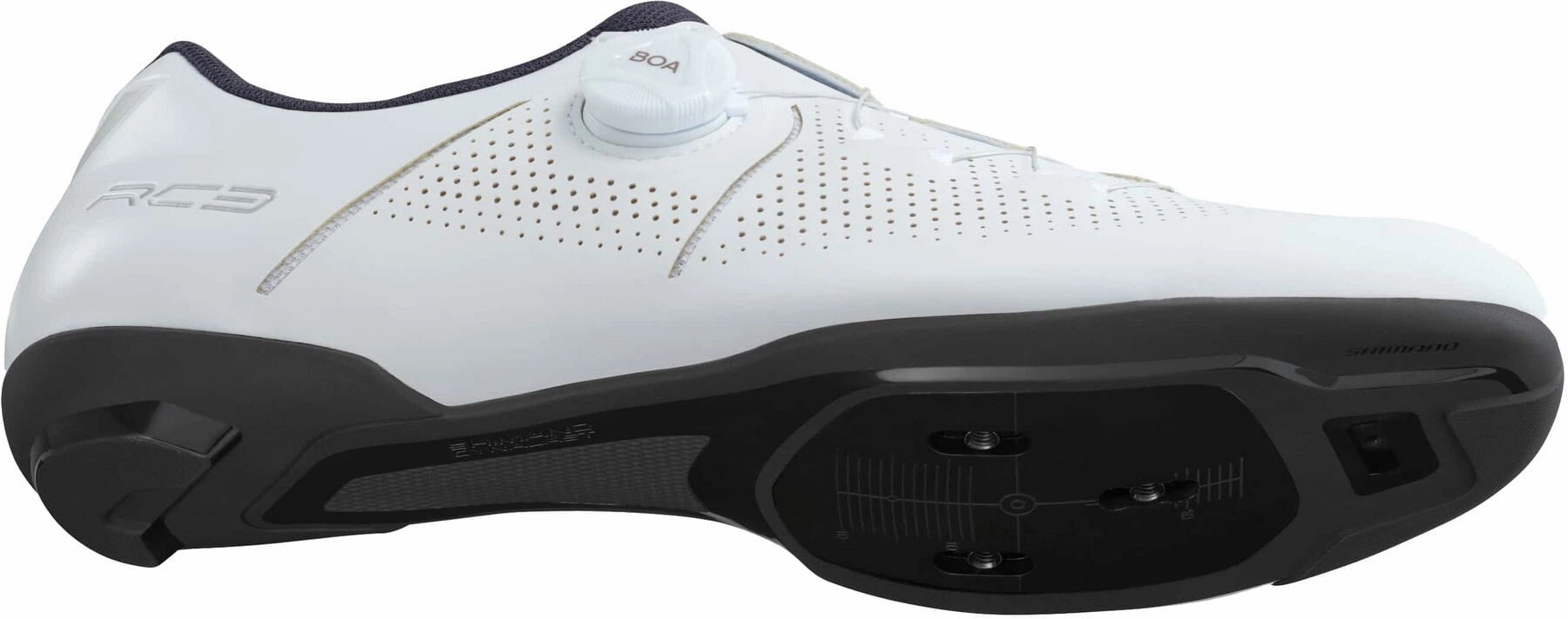 Mtb Cycling Uk Shimano RC302 Mens Road Cycling Shoes - White