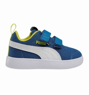 Puma Courtflex v2 Mesh 371759-07 - Scarpe da Bambino in Nylon - Zaffiro Stellato Sneakers Resale