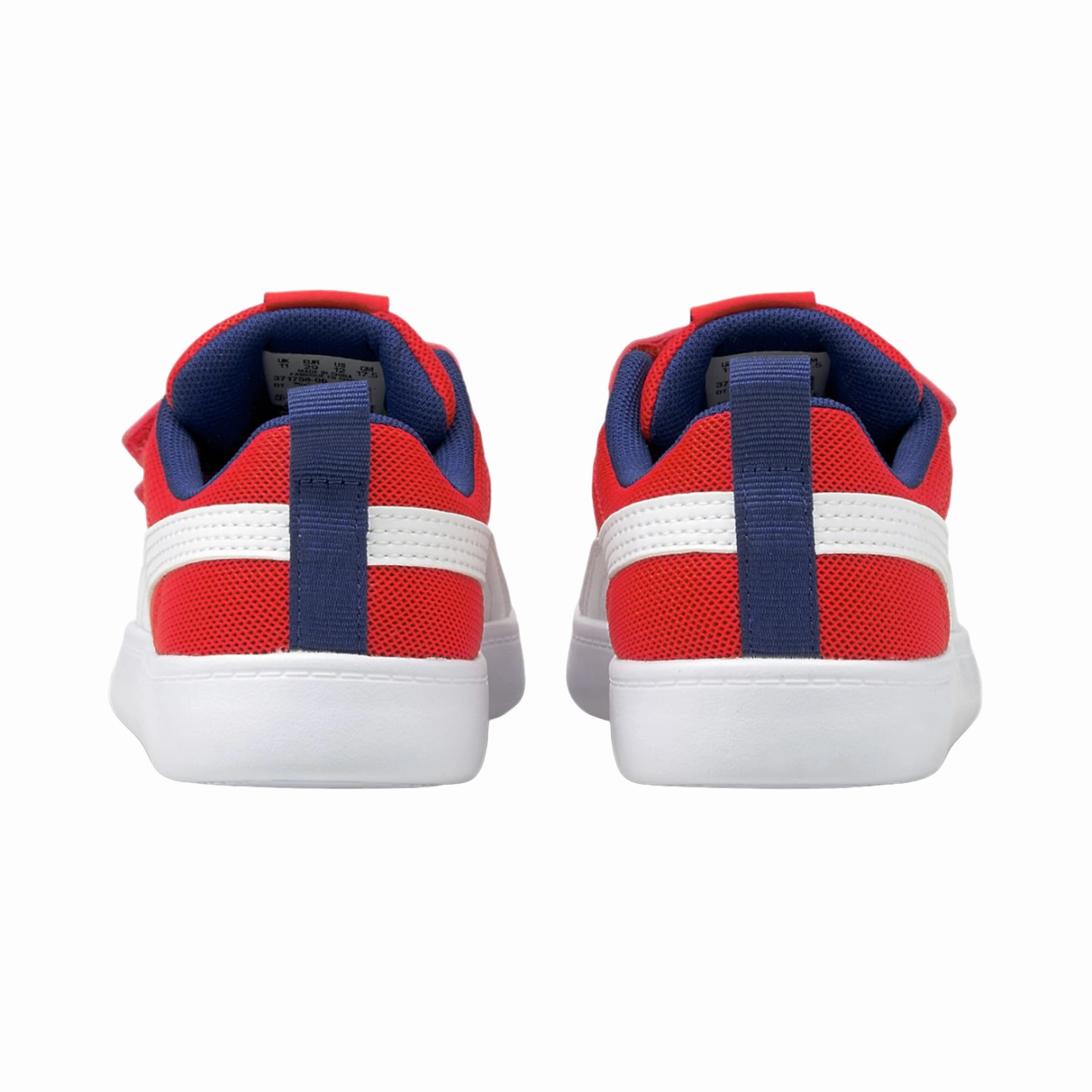 Best Sneakers To Wear With Dresses Puma scarpa sneakers da bambino con strappo in mesh traspirante Courtflex 371758 06 rosso bianco