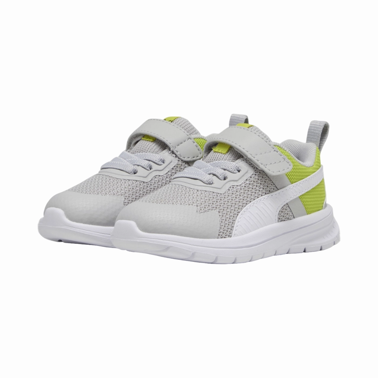 Puma scarpa sneakers da bambino Elolve Run Mesch 386240-10 grigio-bianco 