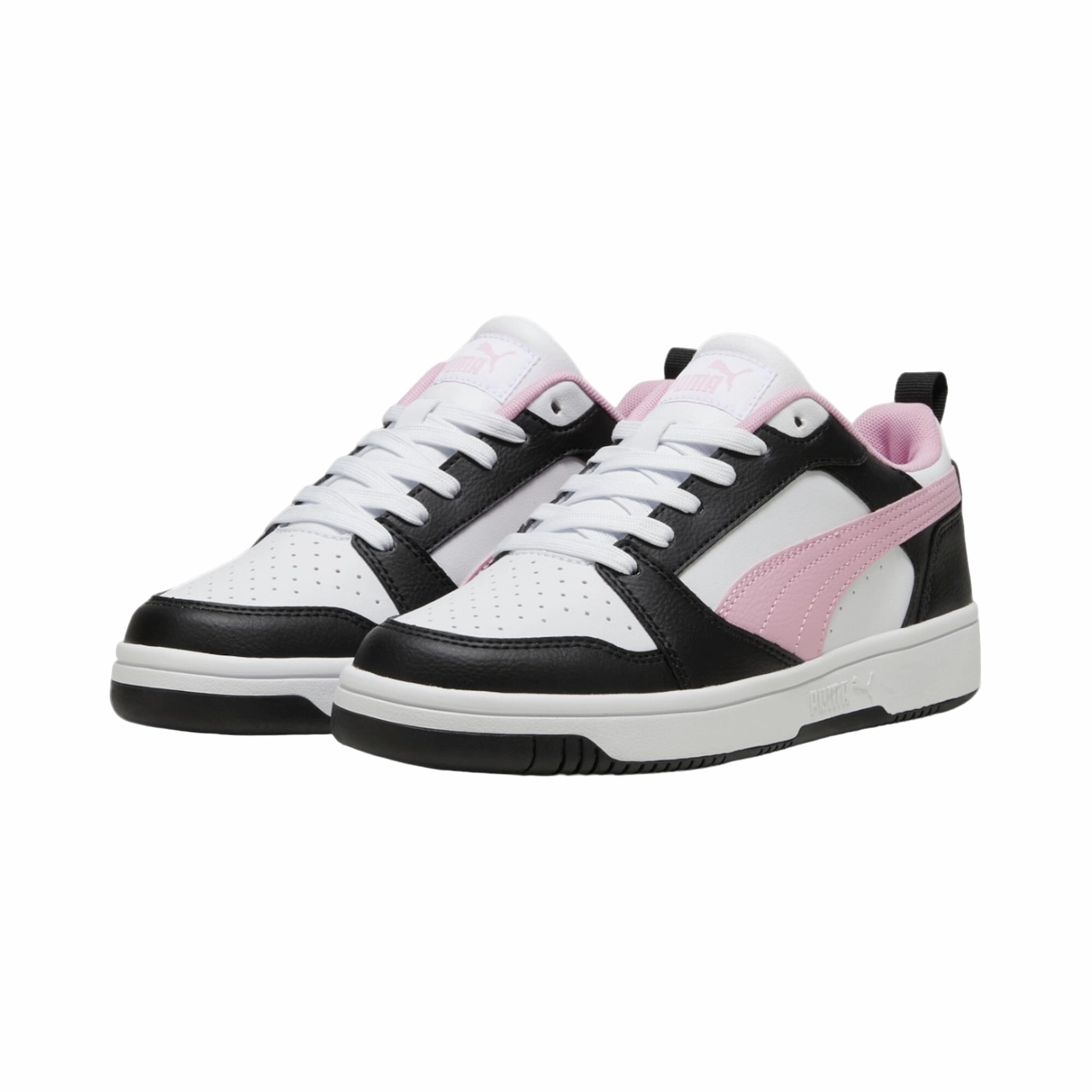 Puma scarpa sneakers da donna Rebound v6 Low 392328-19 bianco-nero-rosa 