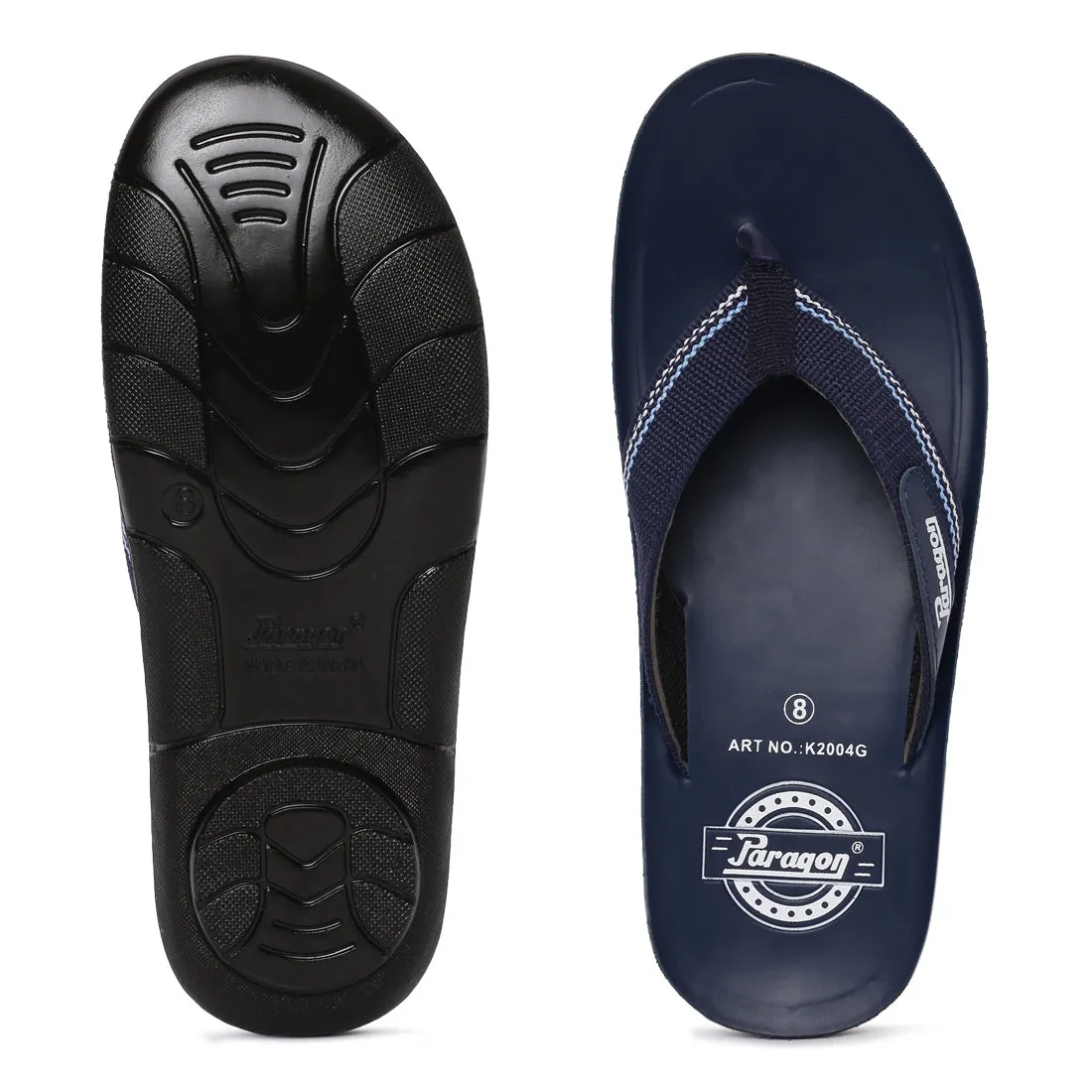 Paragon  K2004G Men Stylish Lightweight Flipflops | Casual & Comfortable Daily-wear Slippers for Indoor & Outdoor | For Everyday Use Thong Wedge Sandals