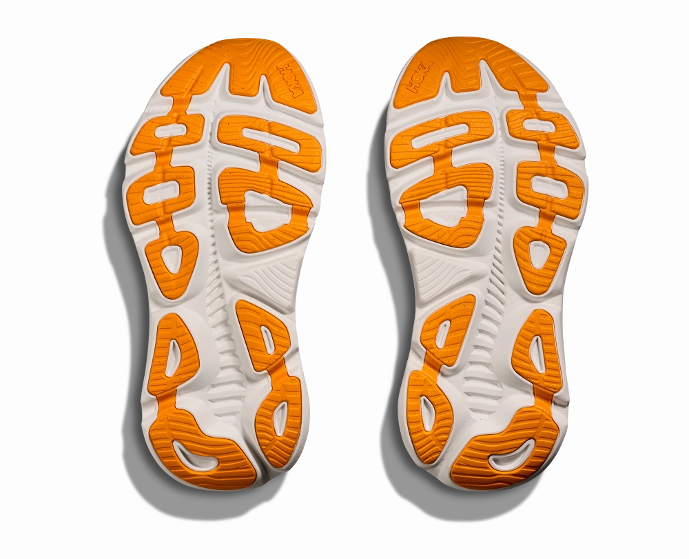 'HOKA' Women's Gaviota 5 - Anchor / Grapefruit Shoes Round Rock