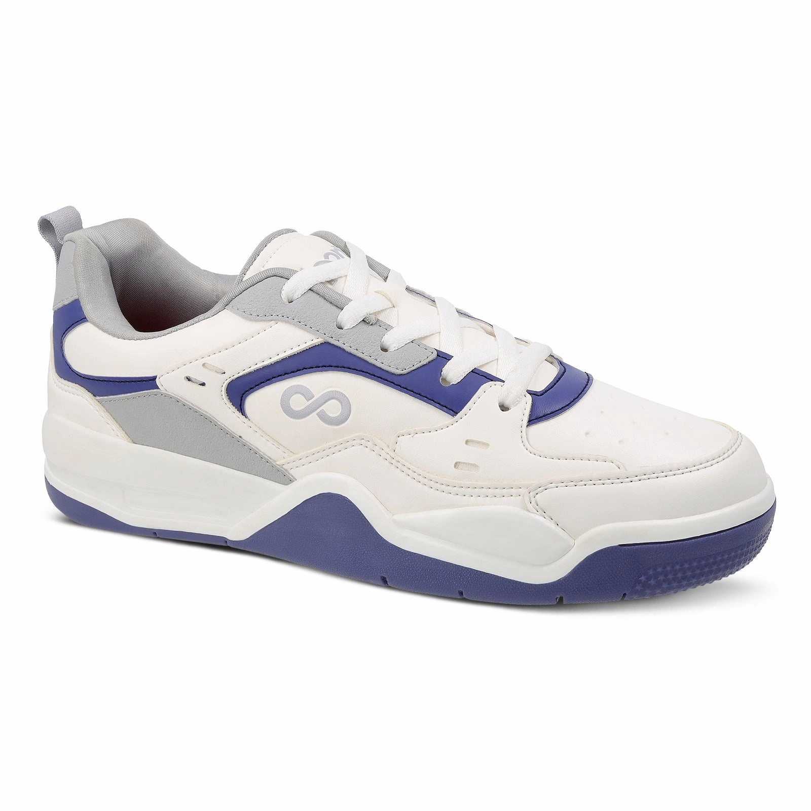 Men's Colourblocked Sneakers - WY3477 White Grey Veronica Beard Valentina Sneakers