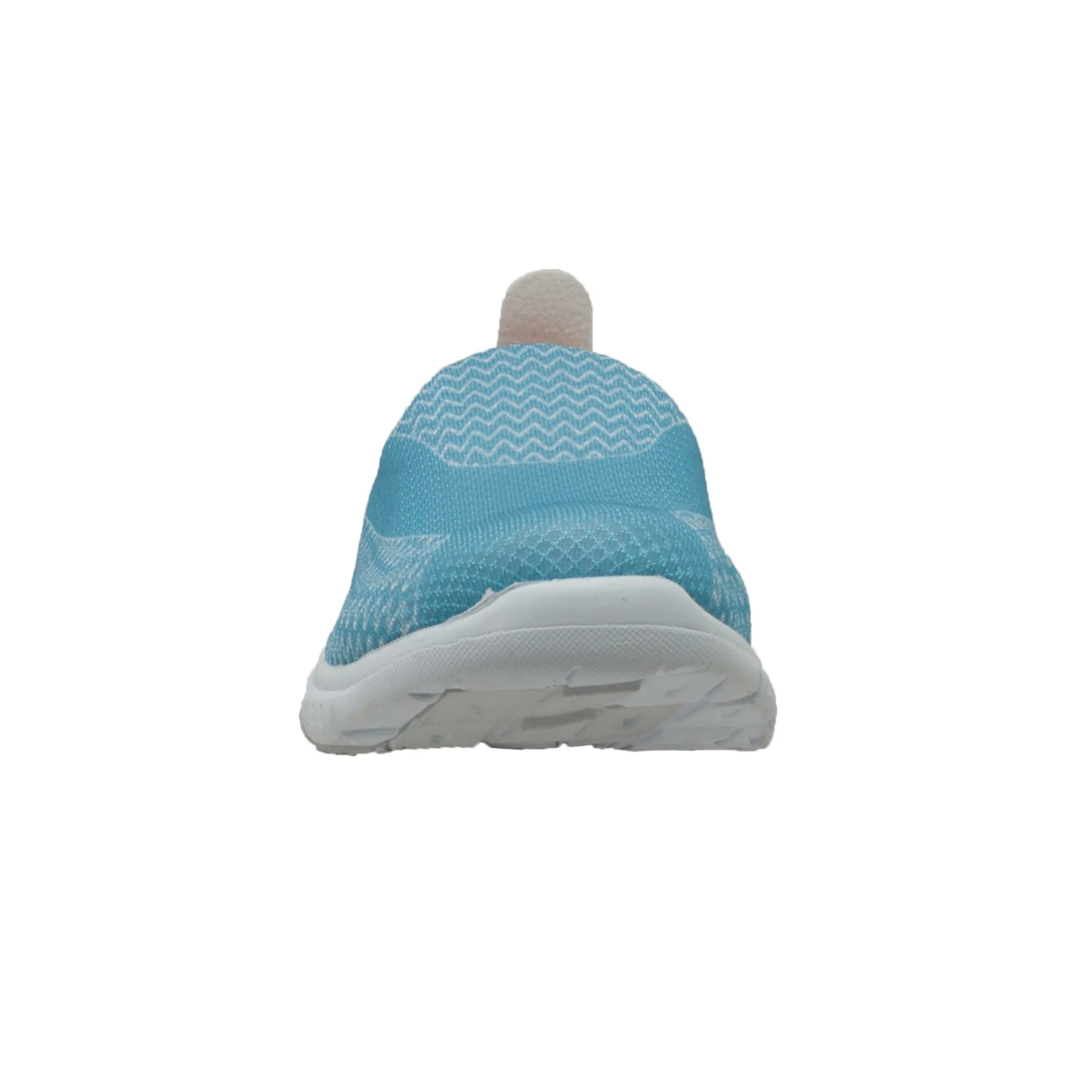 Rocsoc Womens Blue/Orange Comfort Stride Slip On Mesh Waterproof Leather Shoe Spray