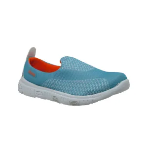 Rocsoc Womens Blue/Orange Comfort Stride Slip On Mesh Bravada Waterproof Hiking
