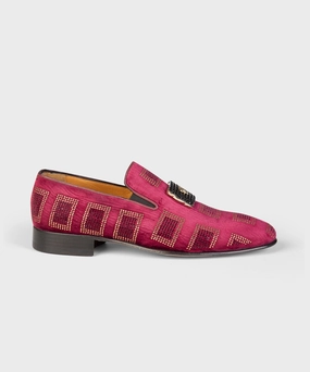 Red Suede Loafers Penny Loafers 80s