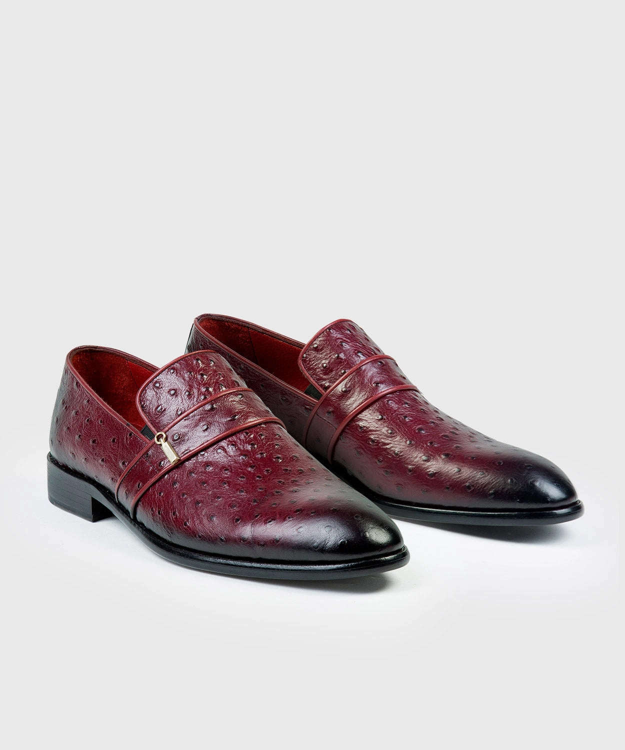 Red Leather Loafers Ralph Lauren Polo Loafers