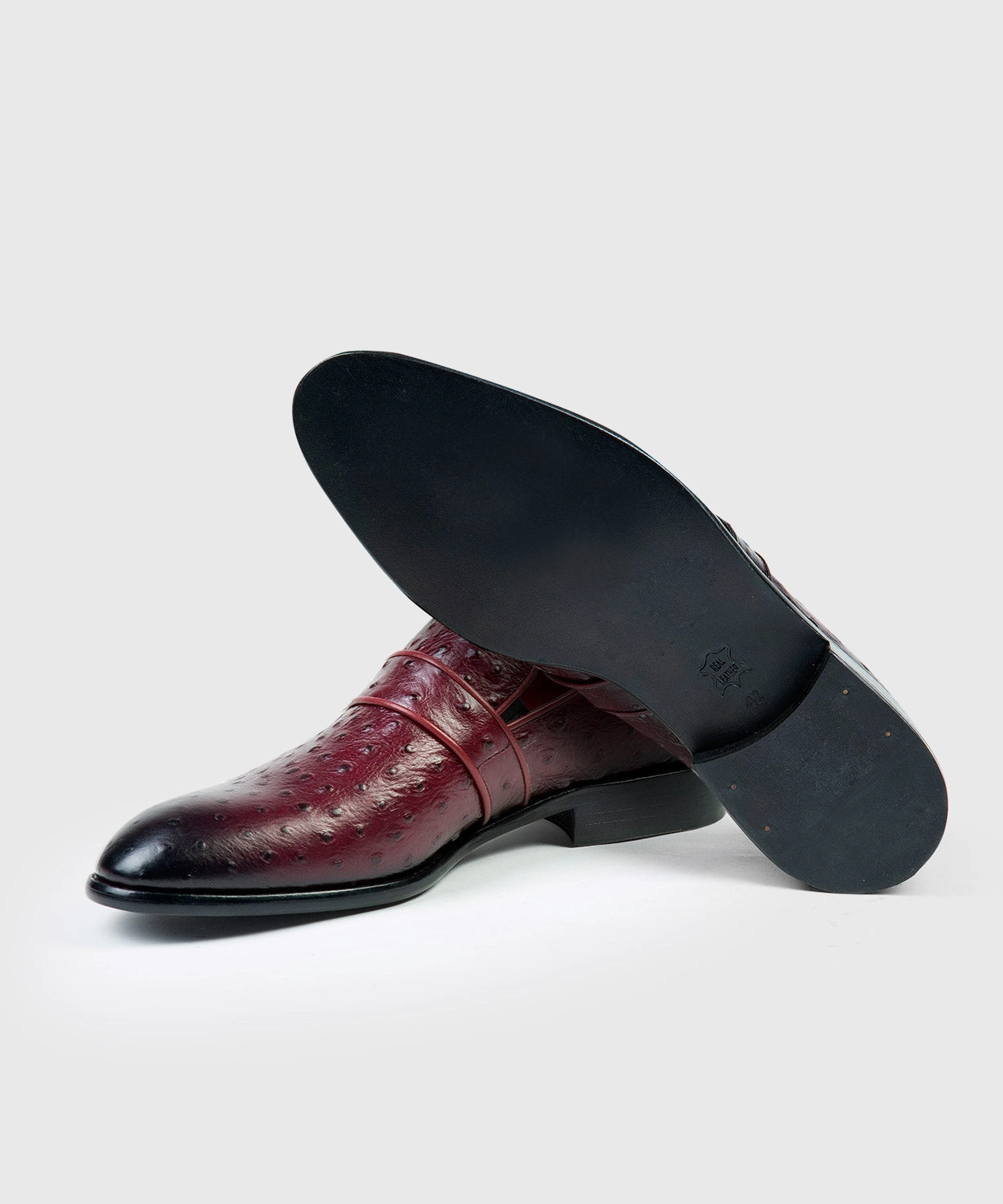 Red Leather Loafers School Loafers