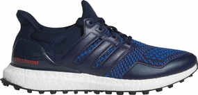 adidas Ultra Boost Spikeless Golf Shoes - Blue Adidas Tan Shoes