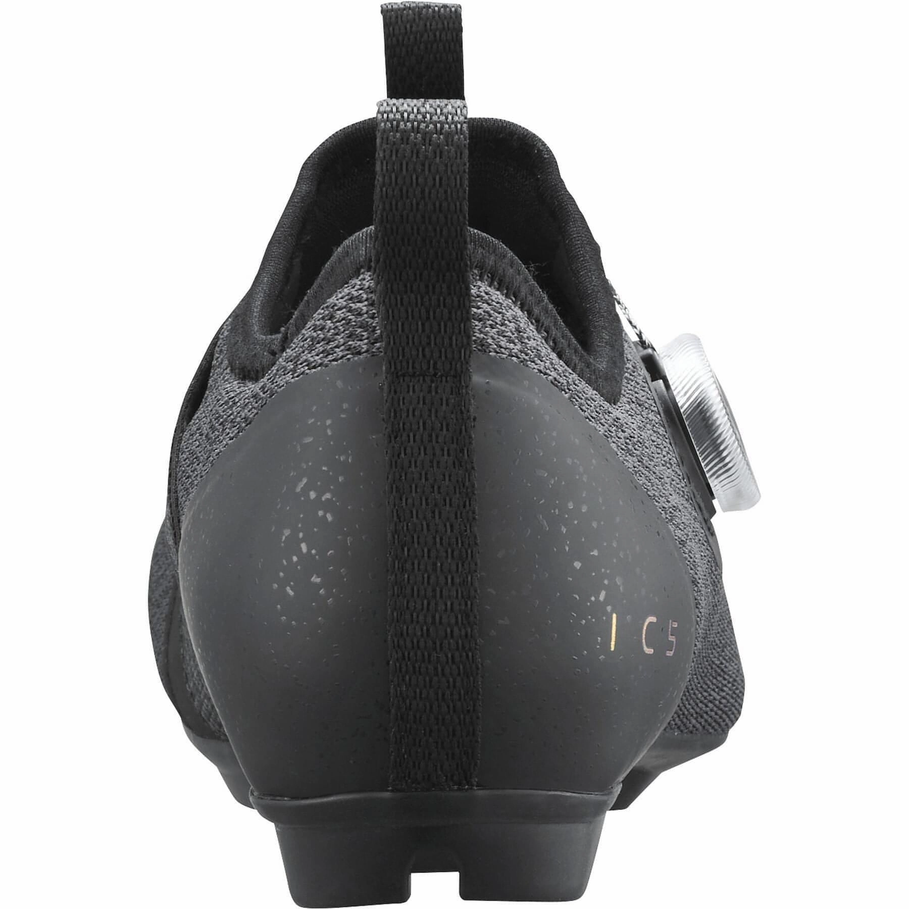 Climbing Shoes Lace Up Shimano IC501 Indoor / Spinning Unisex Cycling Shoes - Black