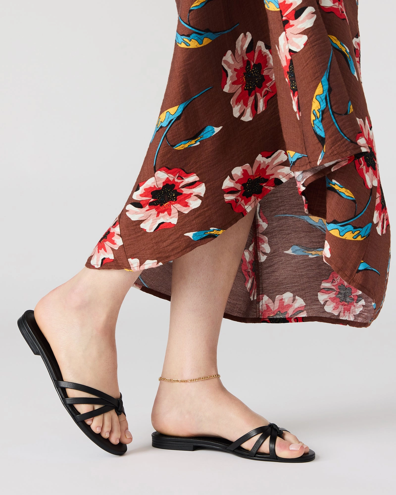 Sandals Made In Italy CALISSI BLACK LEATHER