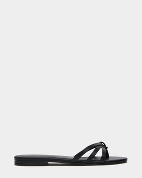 Dad Sandals CALISSI BLACK LEATHER