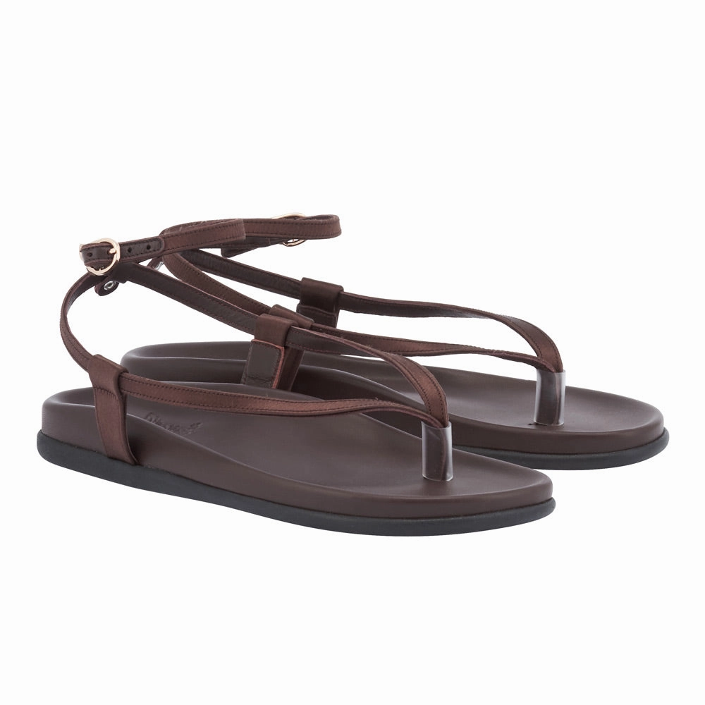 Saloni Footbed Brown Sandals Travel Advisor Portal