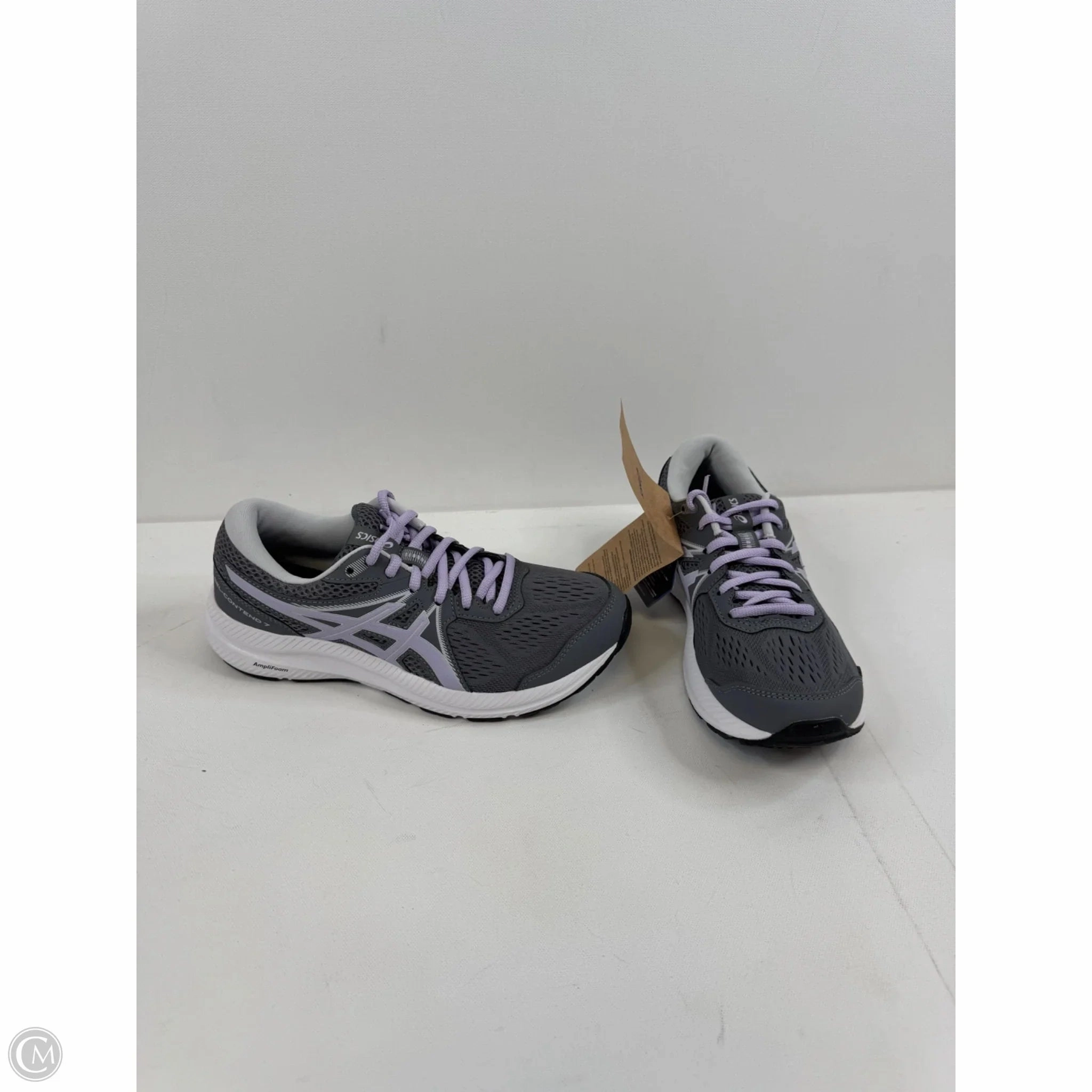Shoes Sneakers By Asics In Grey & Purple, Size: 7 Asics Weight Lifting Shoes