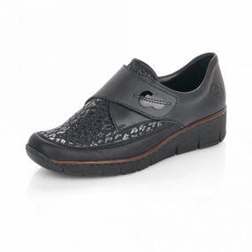  Rieker 537C0-00 Classic Velcro Shoe