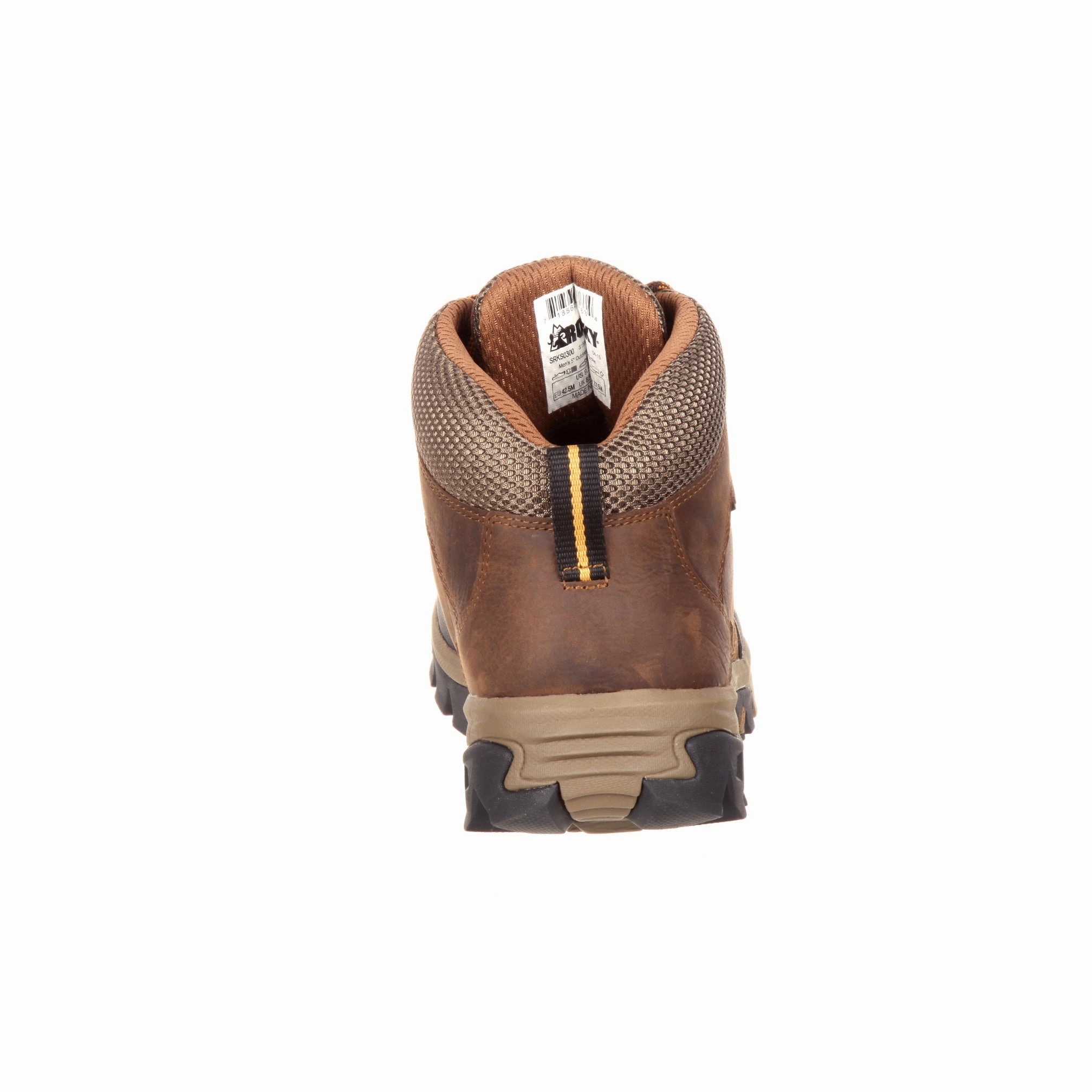 Rocky Mens Brown Leather Endeavour Pt WP Hiking Boots Rock Climbing Shoes Wide Feet