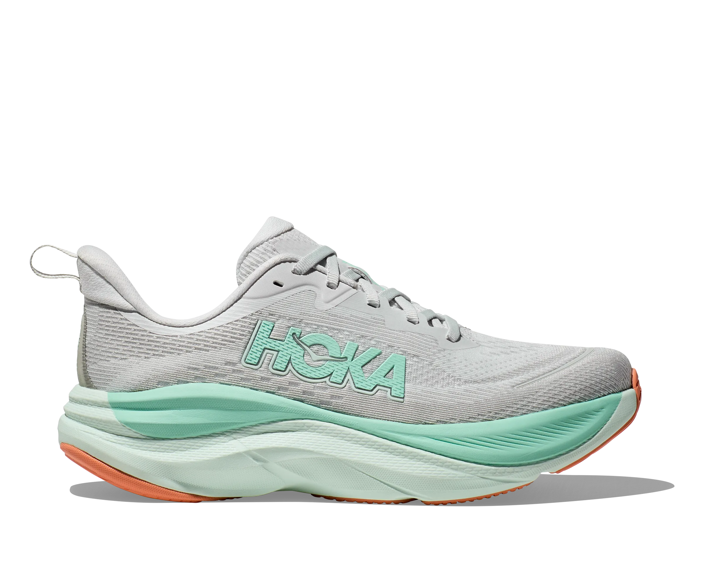 HOKA Women's Skyflow - COSMIC GREY / SEAFOAM Running Shoes Discounts