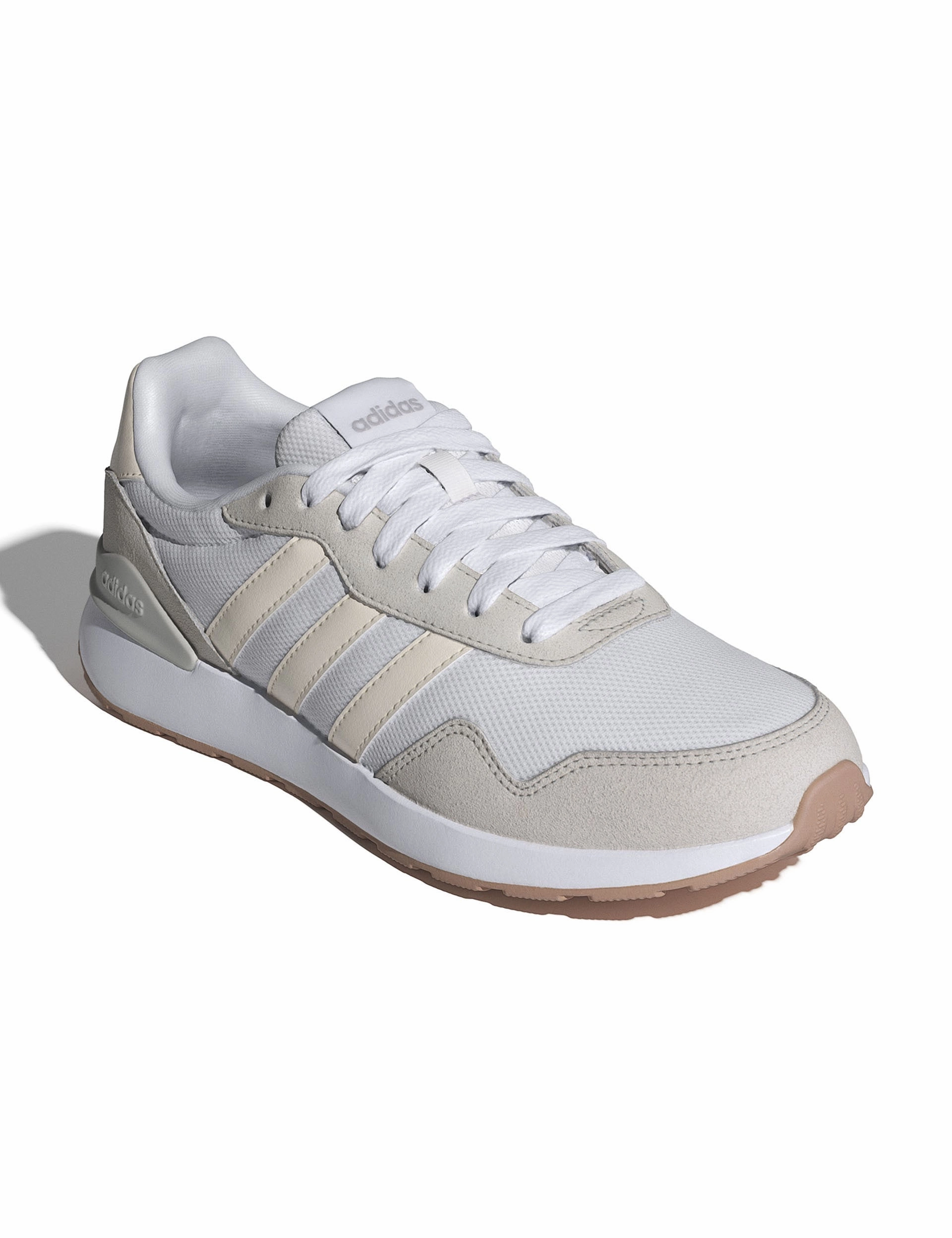 Navy Adidas Tennis Shoes Run 60S 4.0 Shoes - Cloud White/Chalk White/Grey One