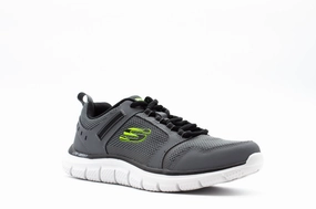 Shoes For Strength Training Skechers Track - Knockhill Charcoal