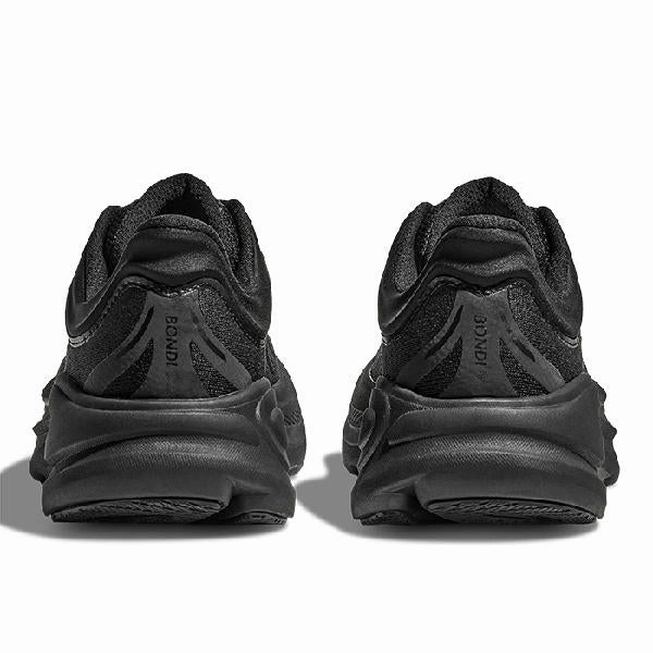Womens Hoka Bondi 9 in Black/Black Near Here