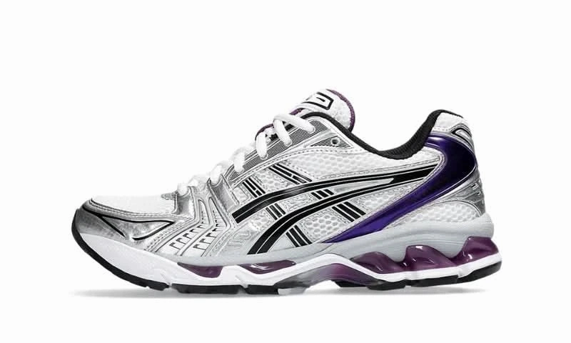 Asics Gel Kayano 14 White/Dark Grape Asics Wrestling Shoes Japan