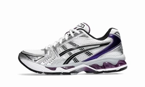 Asics Wide Toe Box Shoes Asics Gel Kayano 14 White/Dark Grape